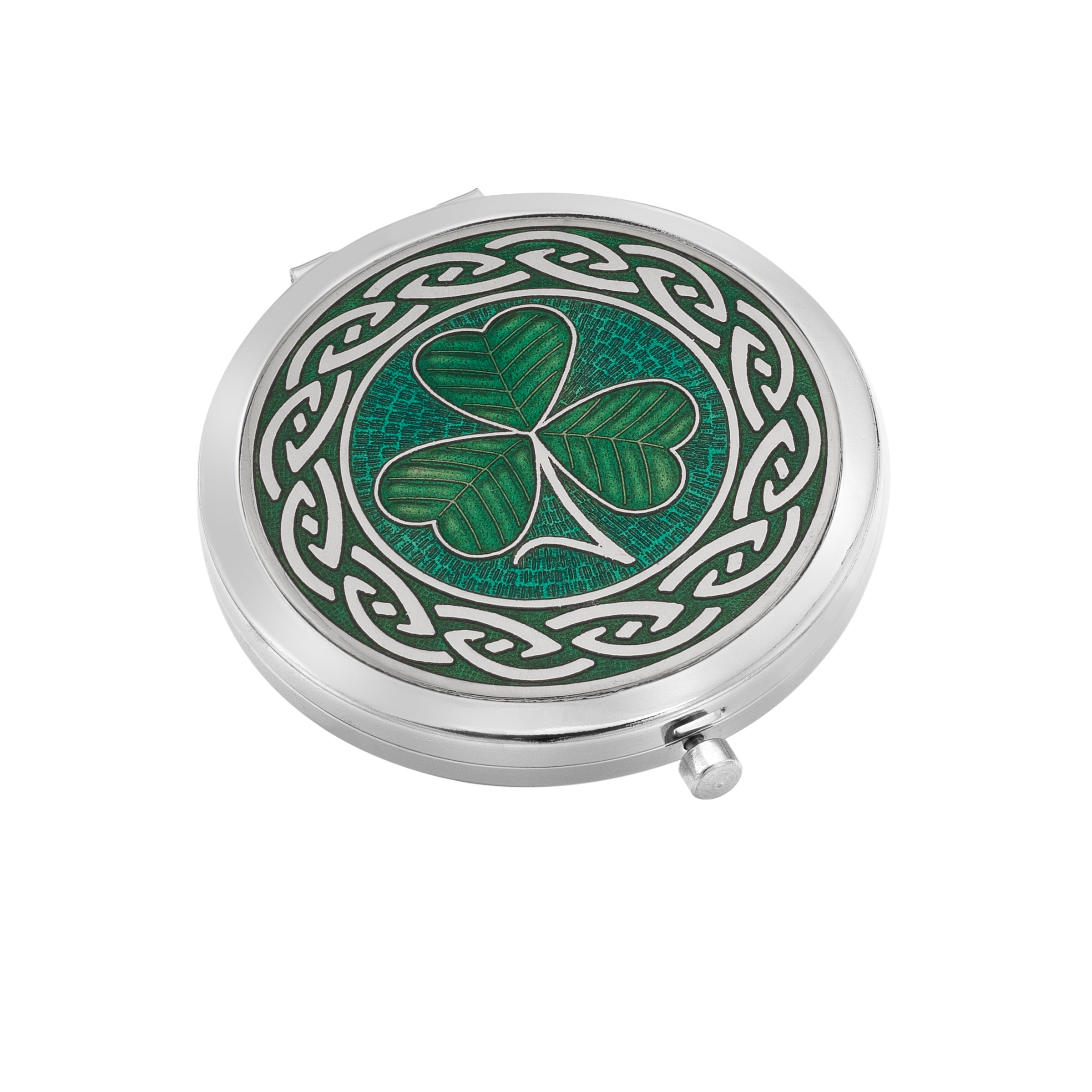 Celtic Shamrock Compact Mirror